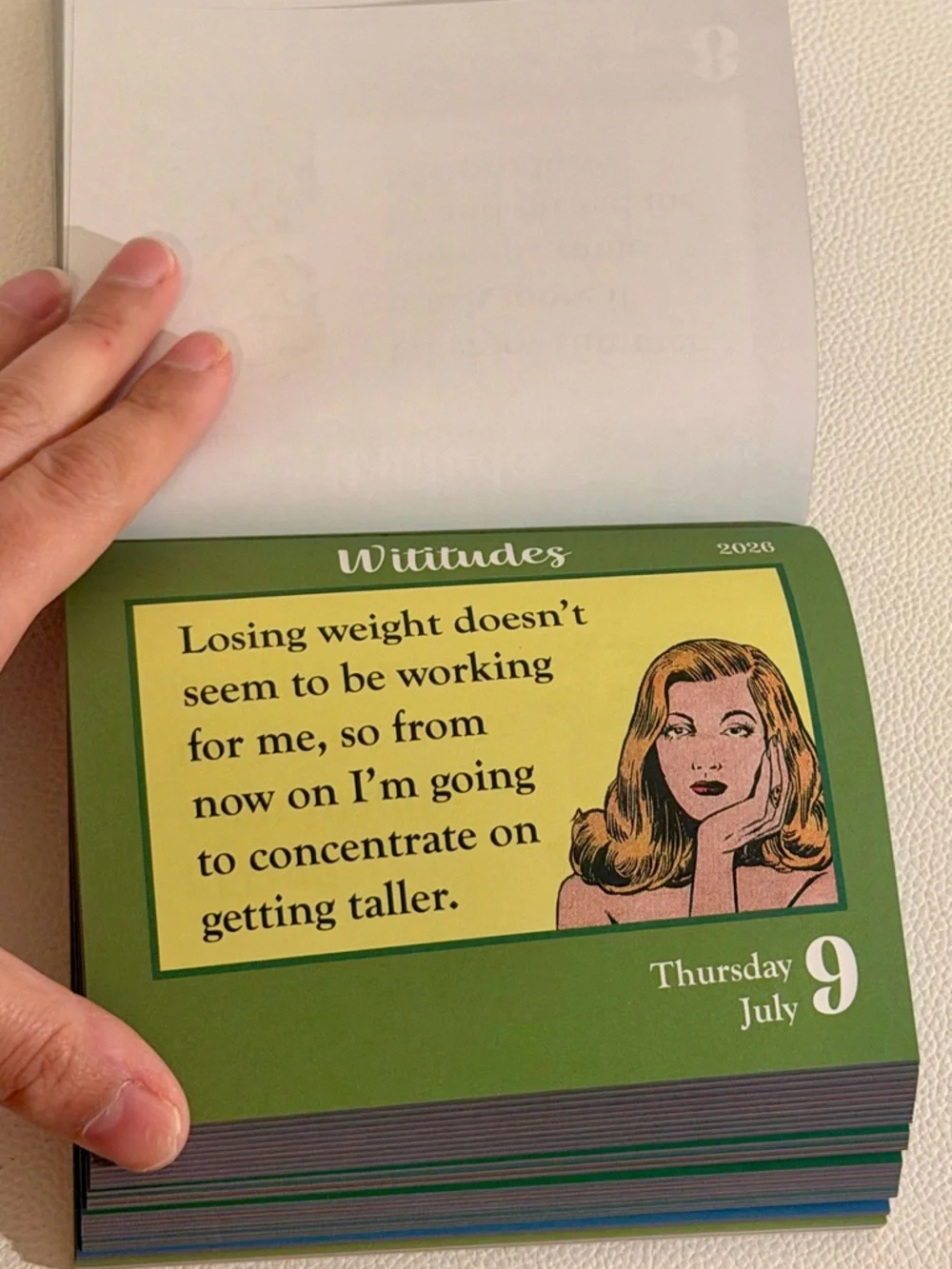 2026 Wititudes Daily Desk Calendar Funny Witty Decor Office Humor Andrews McMeel